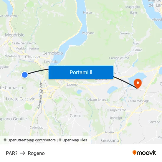 PAR? to Rogeno map