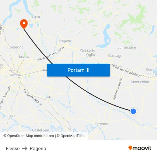 Fiesse to Rogeno map