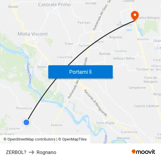 ZERBOL? to Rognano map