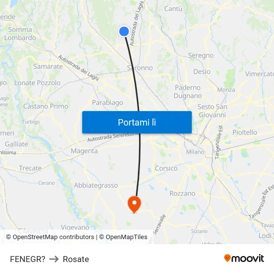 FENEGR? to Rosate map
