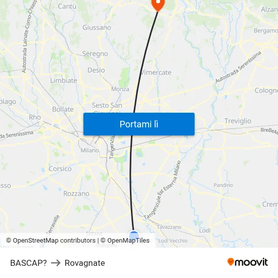 BASCAP? to Rovagnate map