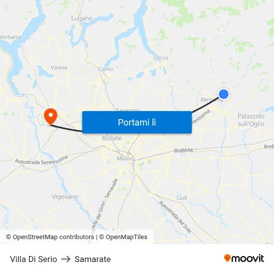 Villa Di Serio to Samarate map