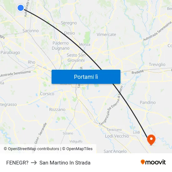 FENEGR? to San Martino In Strada map