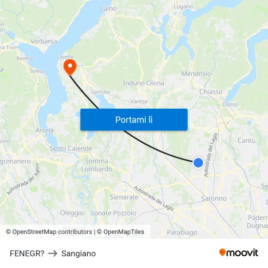 FENEGR? to Sangiano map