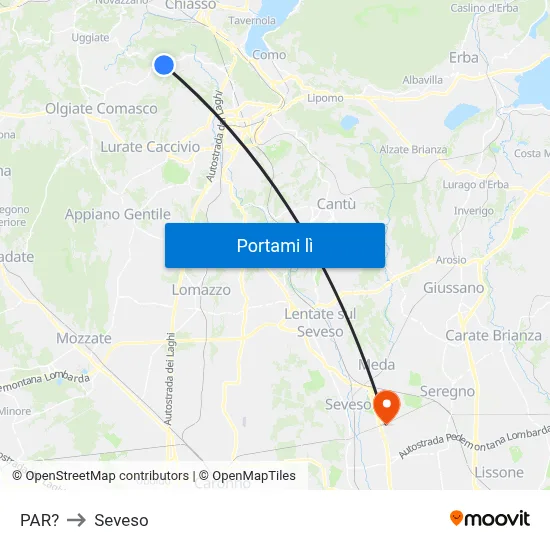 PAR? to Seveso map