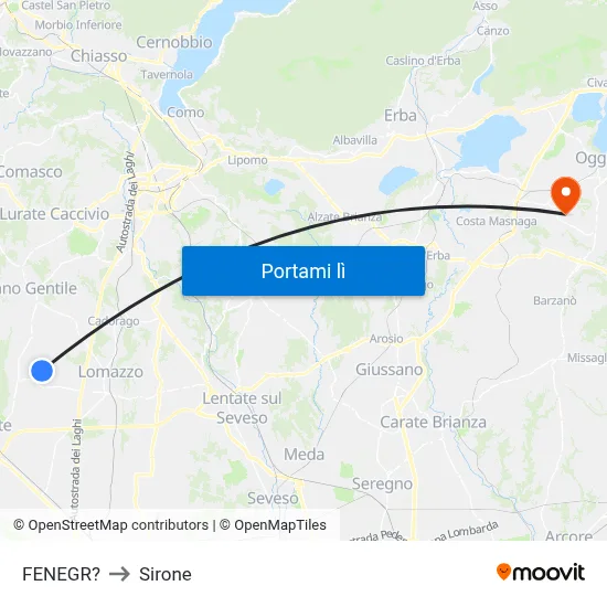 FENEGR? to Sirone map