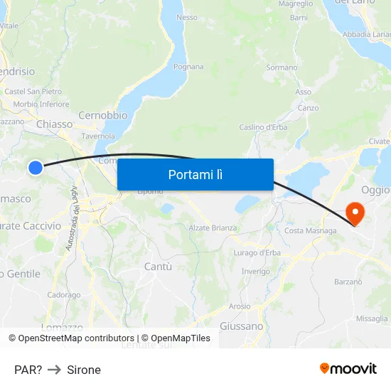 PAR? to Sirone map