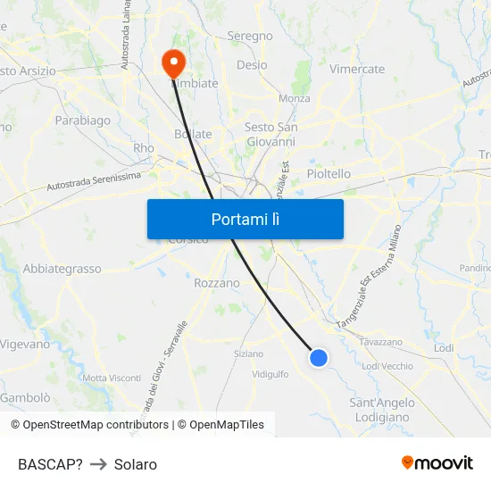 BASCAP? to Solaro map