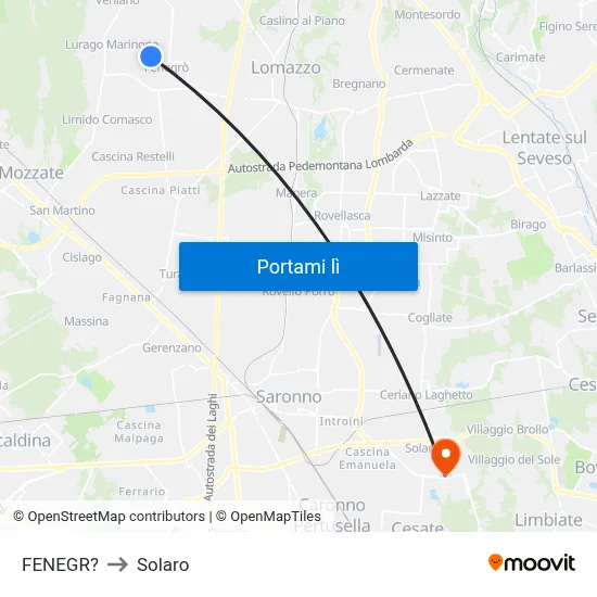 FENEGR? to Solaro map