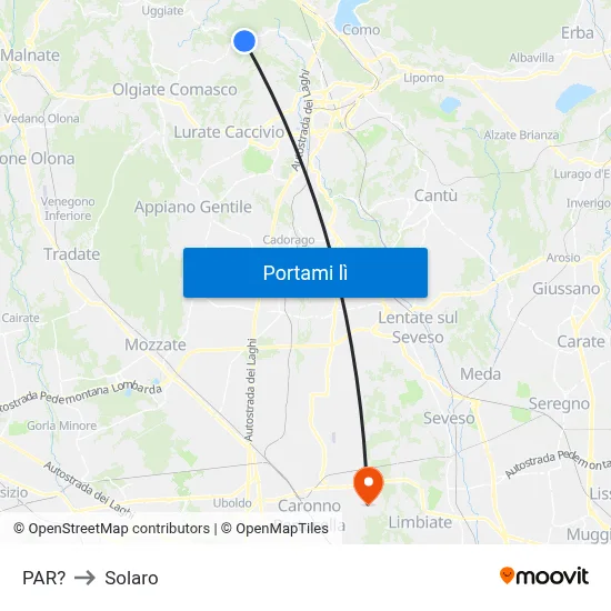PAR? to Solaro map