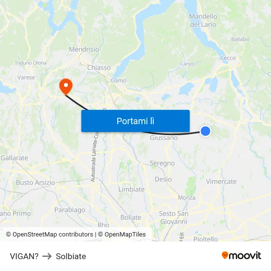 VIGAN? to Solbiate map