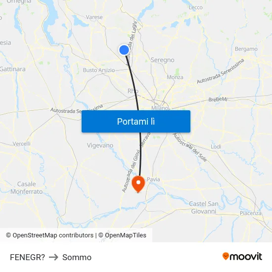 FENEGR? to Sommo map