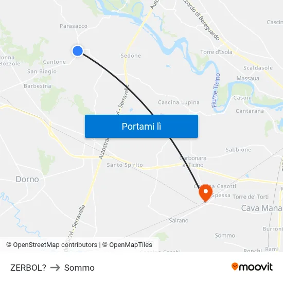 ZERBOL? to Sommo map