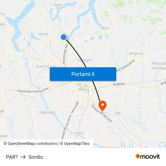 PAR? to Sordio map