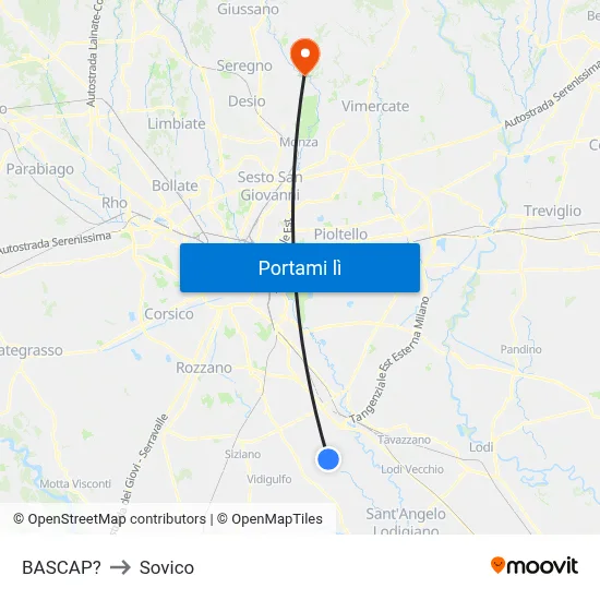 BASCAP? to Sovico map