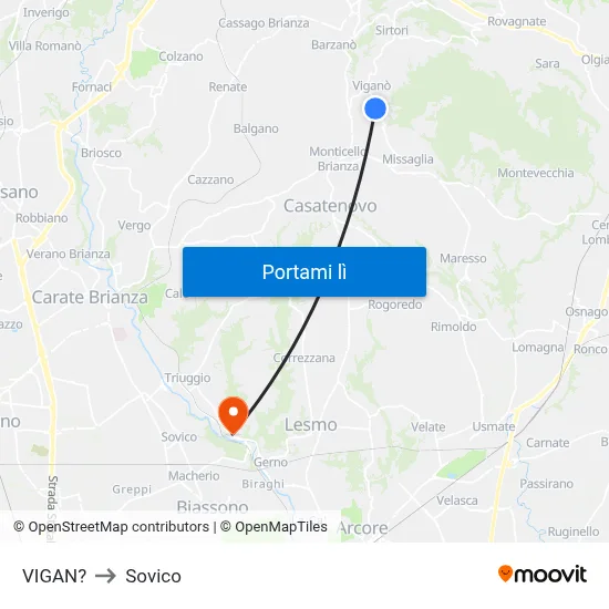 VIGAN? to Sovico map