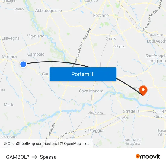 GAMBOL? to Spessa map
