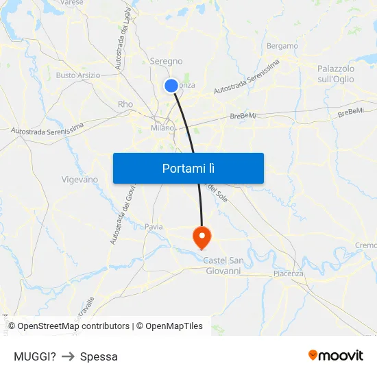 MUGGI? to Spessa map