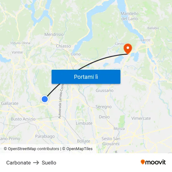 Carbonate to Suello map