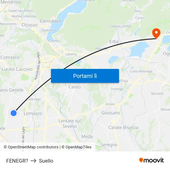 FENEGR? to Suello map