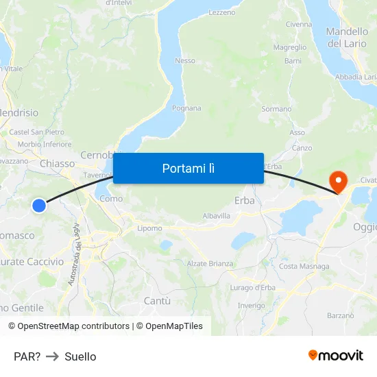 PAR? to Suello map