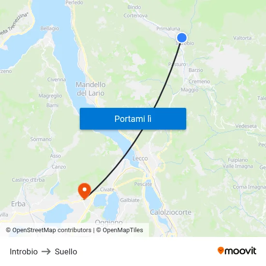Introbio to Suello map
