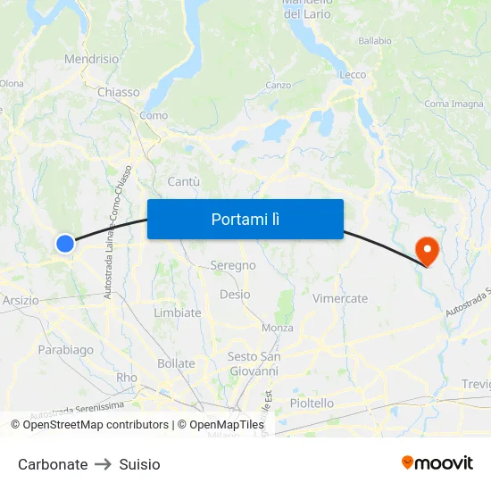 Carbonate to Suisio map