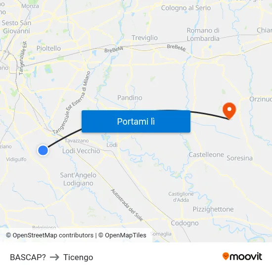 BASCAP? to Ticengo map
