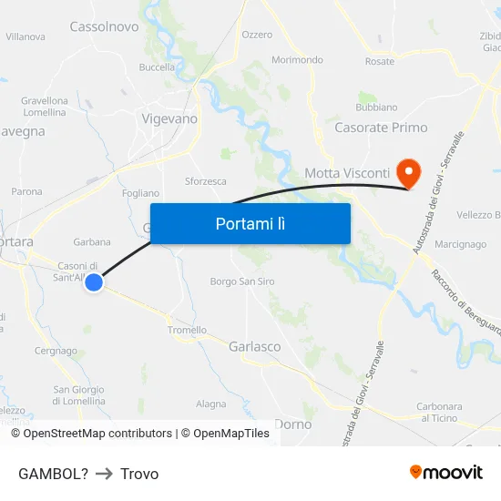 GAMBOL? to Trovo map