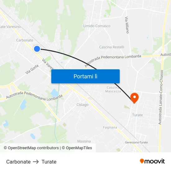 Carbonate to Turate map