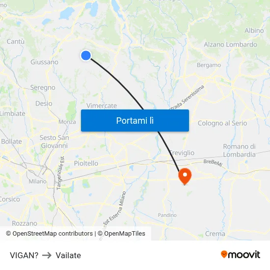 VIGAN? to Vailate map