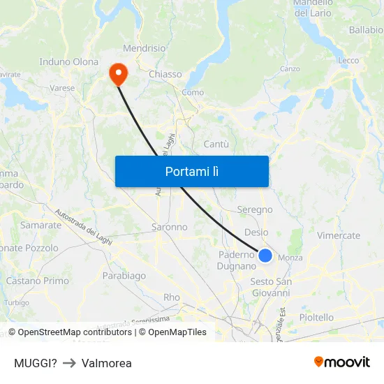 MUGGI? to Valmorea map