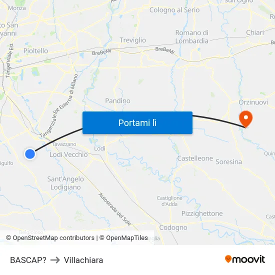 BASCAP? to Villachiara map