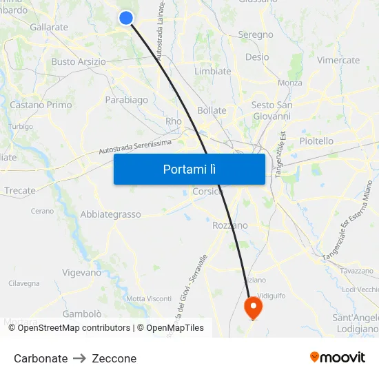 Carbonate to Zeccone map