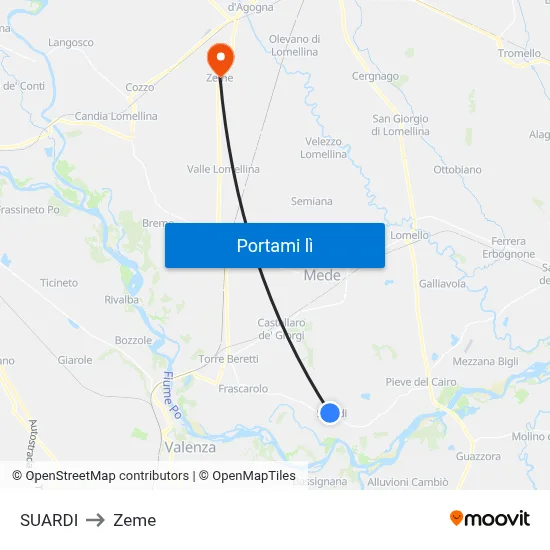 SUARDI to Zeme map