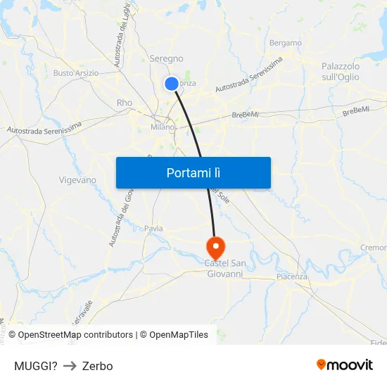 MUGGI? to Zerbo map