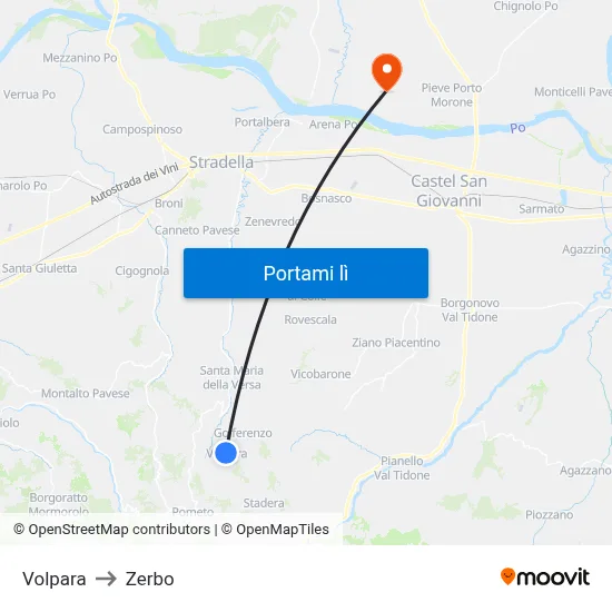 Volpara to Zerbo map