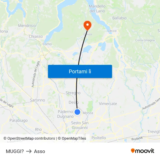 MUGGI? to Asso map