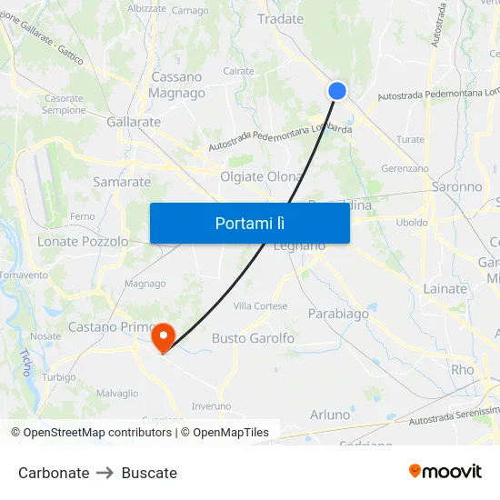 Carbonate to Buscate map