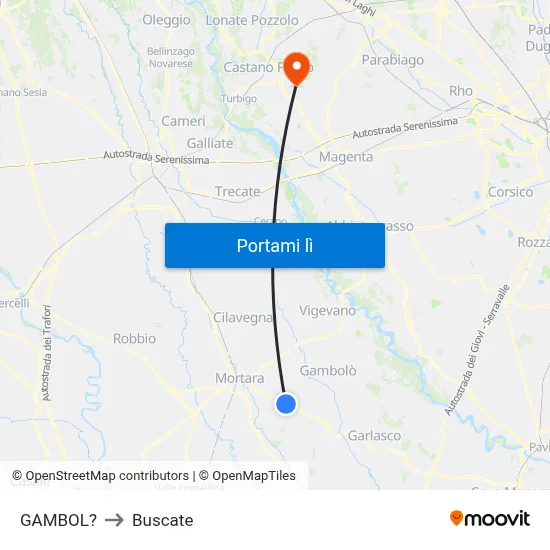 GAMBOL? to Buscate map