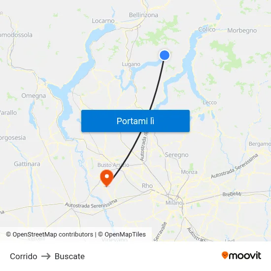 Corrido to Buscate map