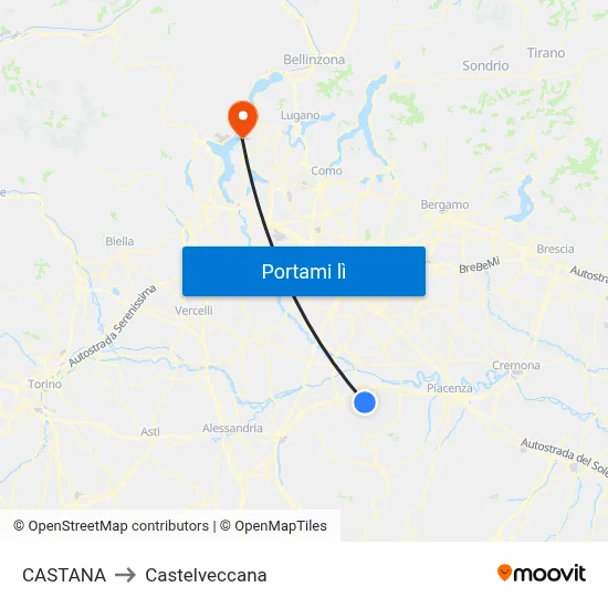 CASTANA to Castelveccana map