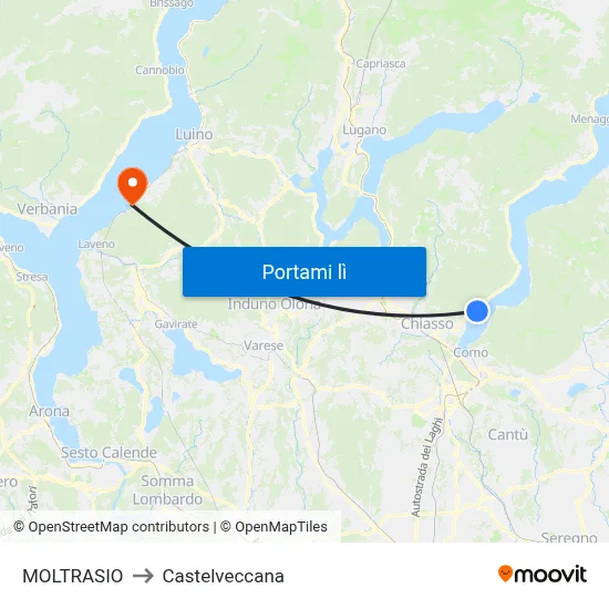 MOLTRASIO to Castelveccana map