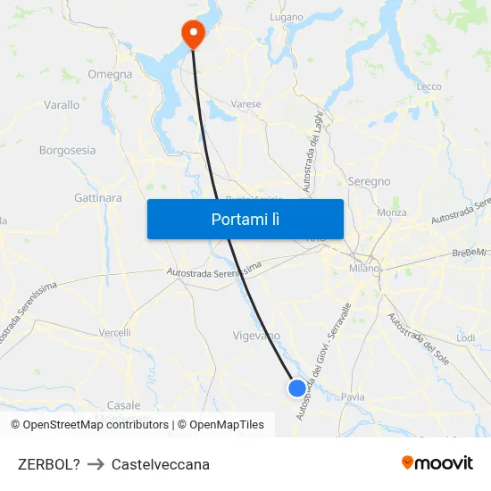 ZERBOL? to Castelveccana map