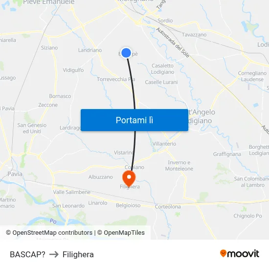 BASCAP? to Filighera map