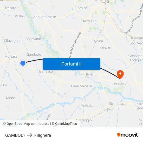 GAMBOL? to Filighera map