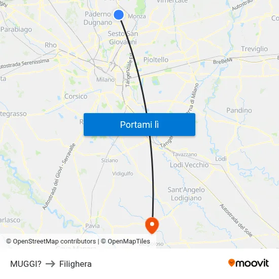 MUGGI? to Filighera map