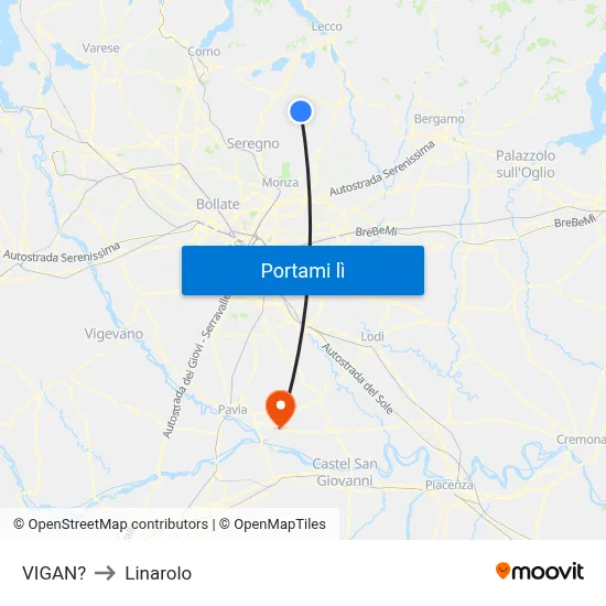 VIGAN? to Linarolo map
