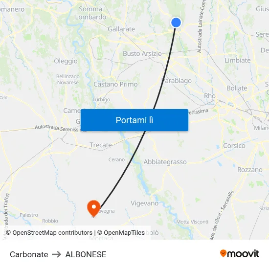 Carbonate to ALBONESE map