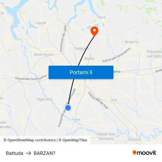 Battuda to BARZAN? map
